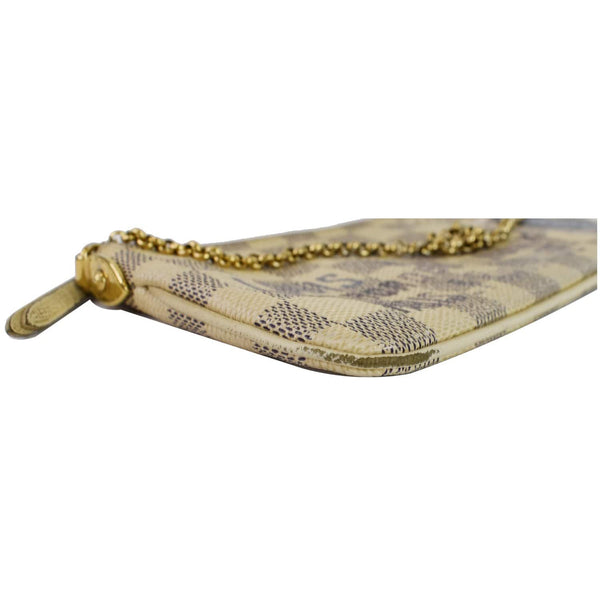 Louis Vuitton Valise Milla Damier Azur Pochette Bag White - Last Call