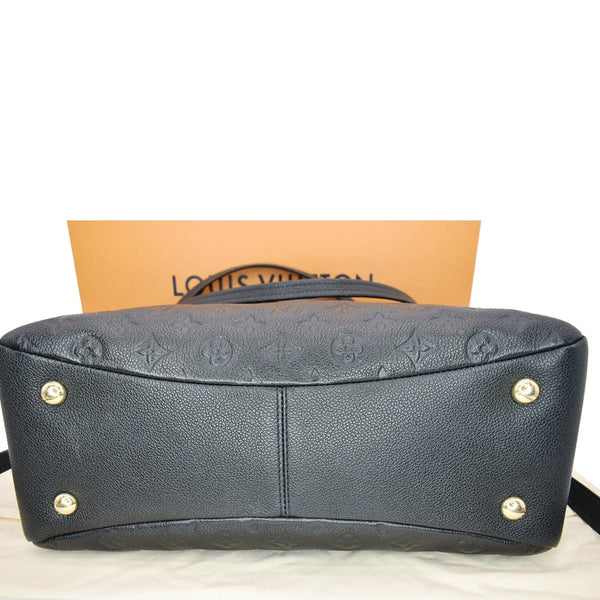 LOUIS VUITTON Ponthieu PM Empreinte Leather Shoulder Bag Black