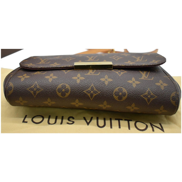 LOUIS VUITTON Favorite MM Monogram Canvas Crossbody Bag Brown