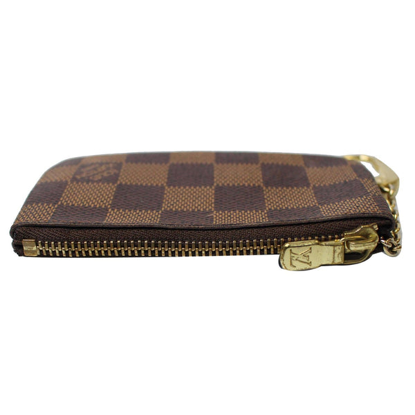 Louis Vuitton Key Coin Pouch Damier Ebene brown