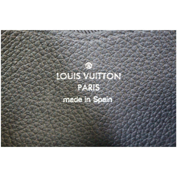 LOUIS VUITTON Lockme II Calfskin Leather Wallet Black