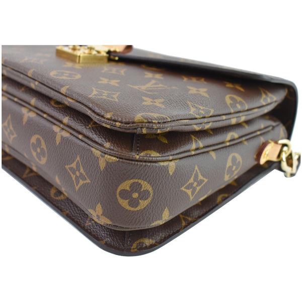 LOUIS VUITTON Metis Pochette Monogram Canvas Crossbody Bag Brown