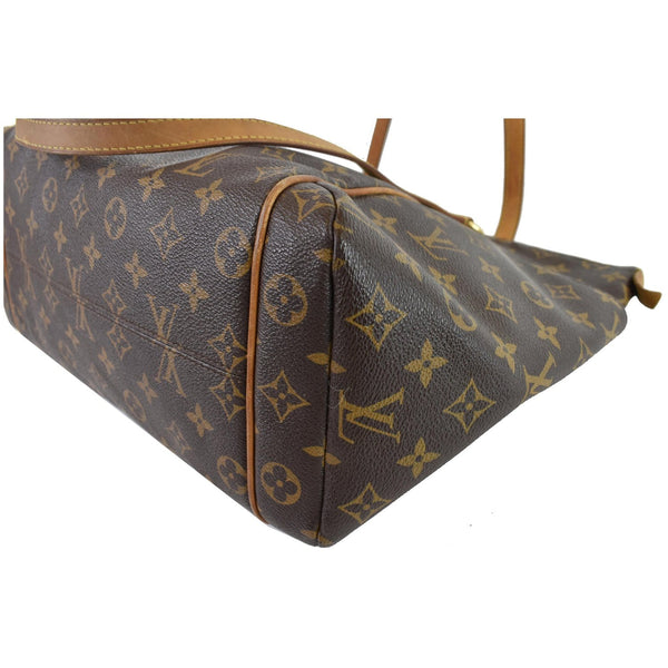 LOUIS VUITTON Totally MM Monogram Canvas Shoulder Bag Brown