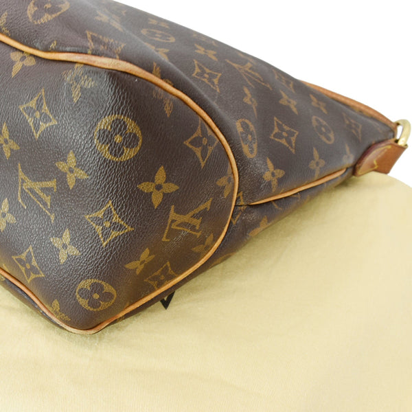 LOUIS VUITTON Delightful MM Monogram Canvas Shoulder Bag Brown