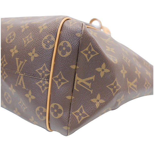 LOUIS VUITTON Totally MM Monogram Canvas Shoulder Bag Brown