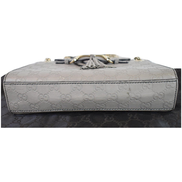 Gucci Emily Guccissima Leather Crossbody Bag bottom