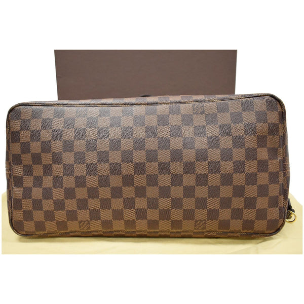 LOUIS VUITTON Neverfull GM Damier Ebene Tote Shoulder Bag Brown
