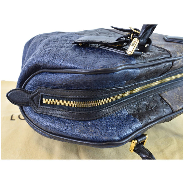 LOUIS VUITTON Blocks Stripes Monogram Leather Tote Bag Tri-Color