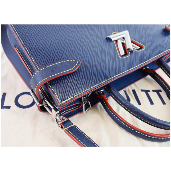 LOUIS VUITTON Twist Epi Leather 2Way Tote Bag Indigo