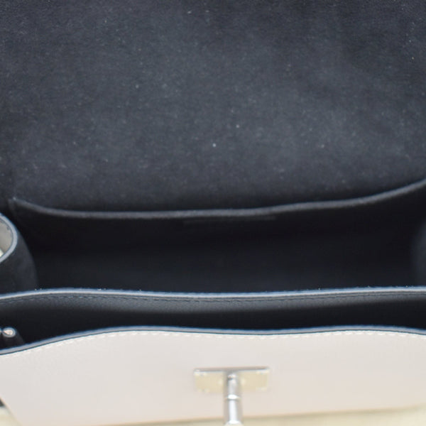 LOUIS VUITTON MyLockme BB Python Leather Crossbody Bag Black