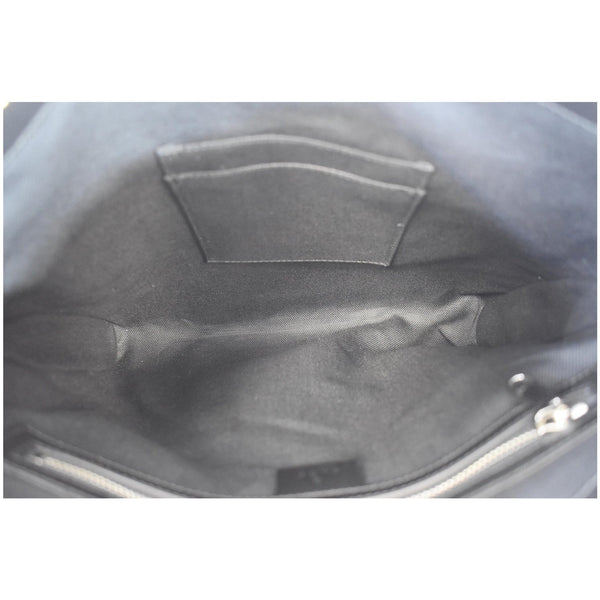 GUCCI Bestiary Tigers GG Supreme Square Messenger Bag Black 474137