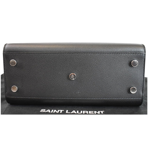 YVES SAINT LAURENT Baby Sac de Jour Grained Leather Tote Bag Black