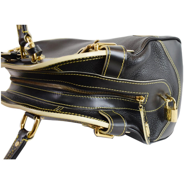 Louis Vuitton Le Radieux Suhali Leather Satchel Bag - upper side focused