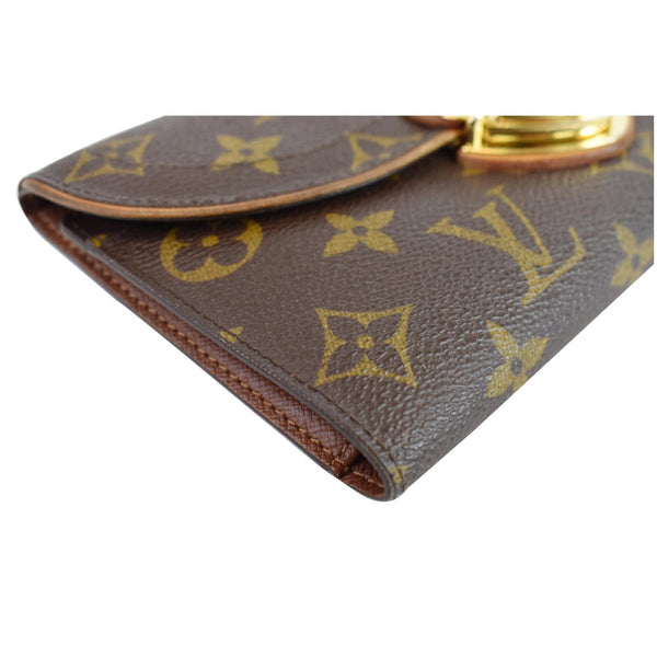 Louis Vuitton Eugenie Monogram Canvas Wallet Brown - focused view