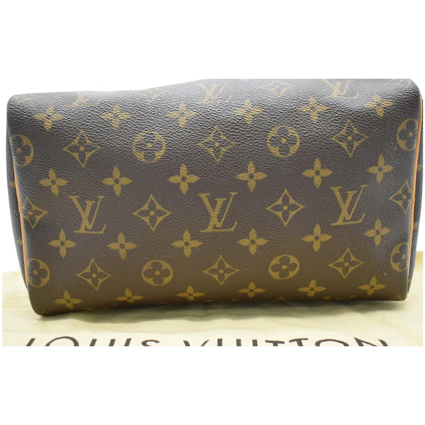 LOUIS VUITTON Speedy 25 Monogram Canvas Satchel Bag Brown