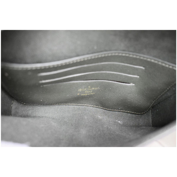 LOUIS VUITTON Felicie Strap & Go Pochette Monogram Canvas Crossbody Bag Khaki Green