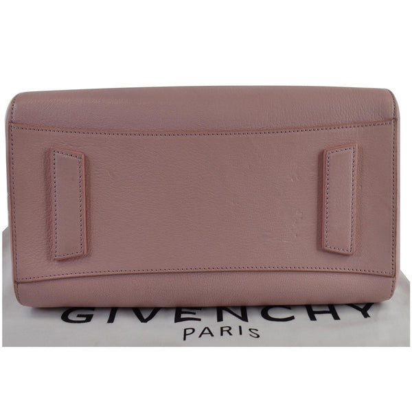 GIVENCHY Antigona Small Goatskin Leather Shoulder Bag Rose Pink