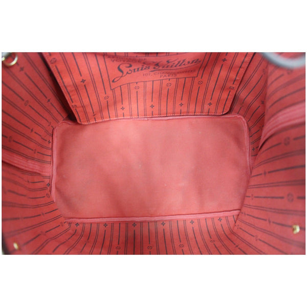 Interior lv Neverfull GM Damier Ebene Shoulder Bag