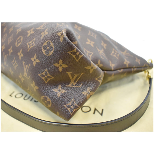 LOUIS VUITTON Flower Zipped MM Monogram Canvas Tote Bag Noir