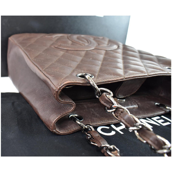 Chanel PST Caviar Leather Petit Shopping bag preowned