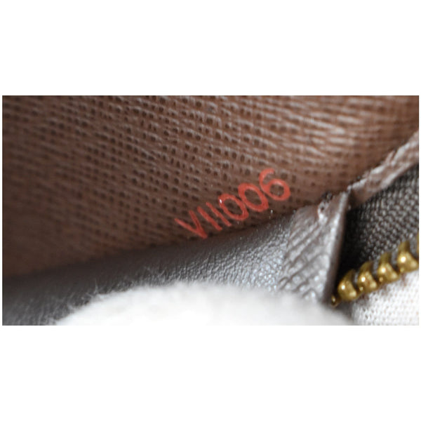 LOUIS VUITTON Zippy Damier Ebene Organizer Wallet Brown