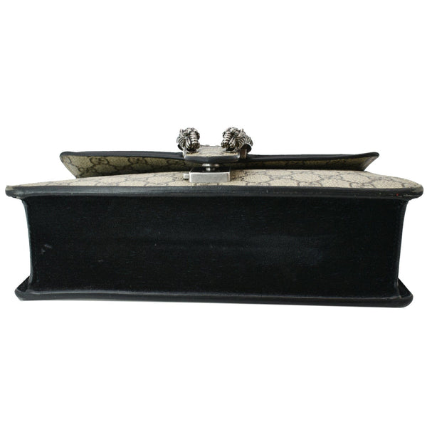 GUCCI Dionysus Small GG Supreme Shoulder Bag Beige 499623