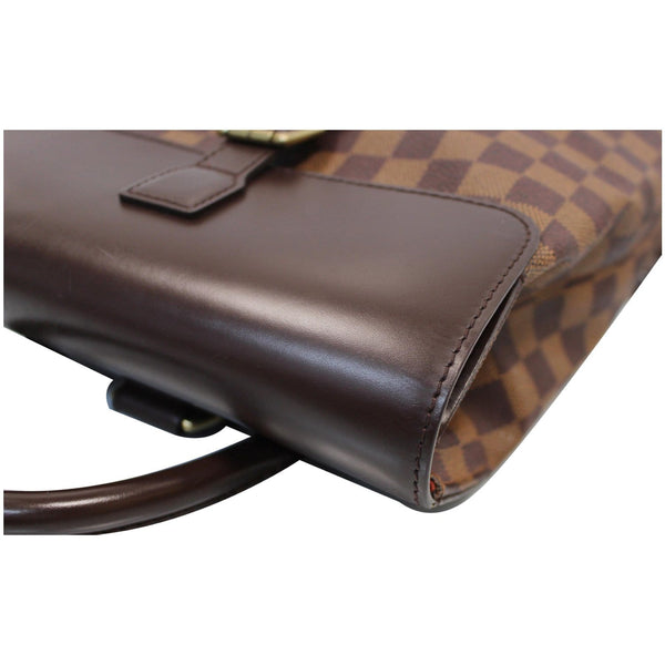 Louis Vuitton Soho Damier Ebene Backpack Bag Brown side view