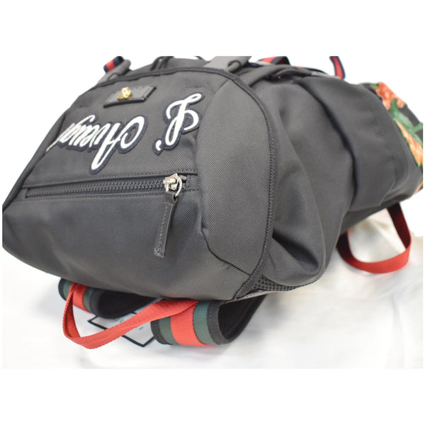 GUCCI Techpack Backpack with Embroidery Backpack Bag Black 429037
