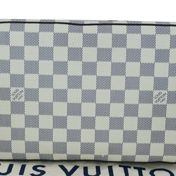 LOUIS VUITTON Neonoe MM Damier Azur Shoulder Bag Rose