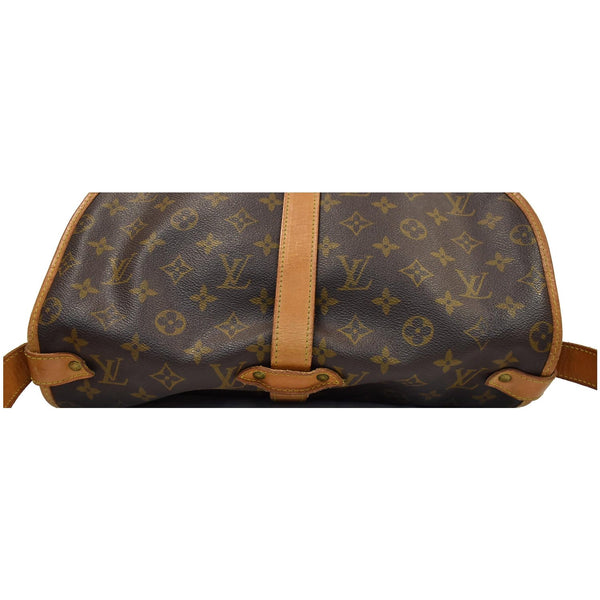 Louis Vuitton Saumur 35 Monogram Canvas Handbag - top side view | DDH