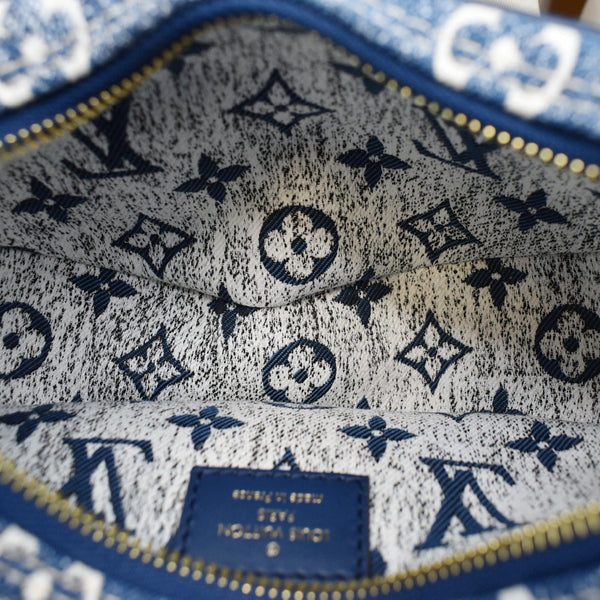 Louis Vuitton Loop Monogram Denim Jacquard Baguette Bag