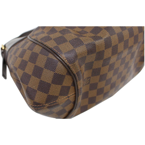 LOUIS VUITTON Sistina MM Damier Ebene Shoulder Bag Brown