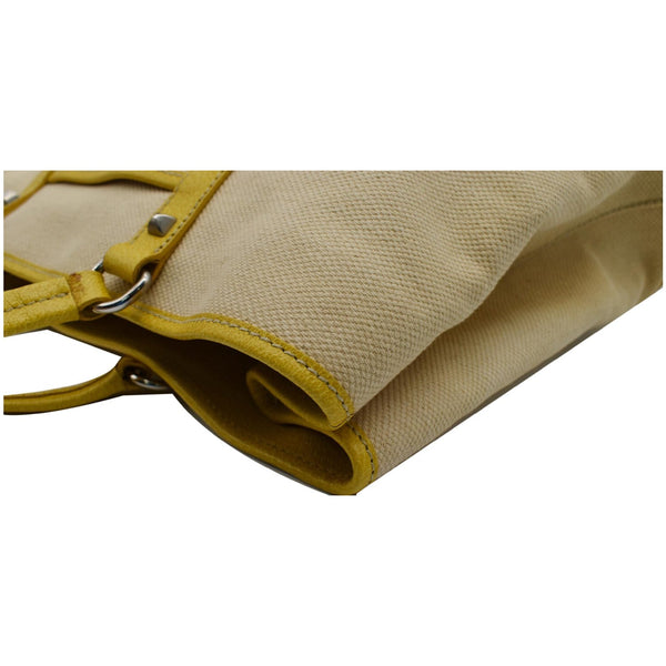 Fendi Fabric Canvas Leather Tote Bag - Dallas Handbags