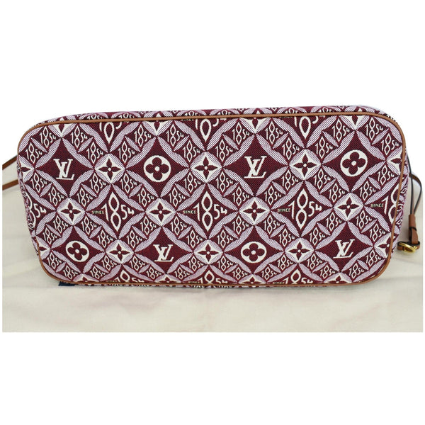 LOUIS VUITTON Neverfull MM Since 1854 Jacquard Shoulder Bag Bordeaux Red