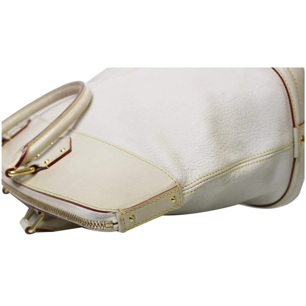 Louis Vuitton Lockit MM Suhali Leather Bag ivory