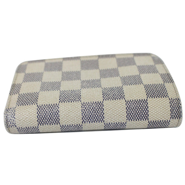 LOUIS VUITTON French Kisslock Damier Auzr Wallet Brown