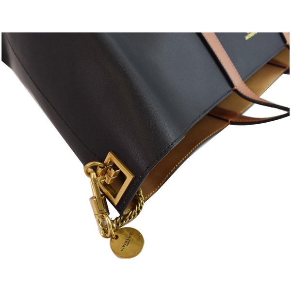 GIVENCHY Medium GV Calf Leather Shopper Tote Bag Black