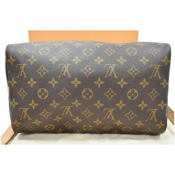 LOUIS VUITTON Speedy 30 Bandouliere Monogram Canvas Shoulder Bag Brown