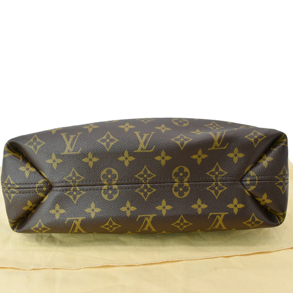LOUIS VUITTON Sully PM Monogram Canvas Shoulder Bag Brown