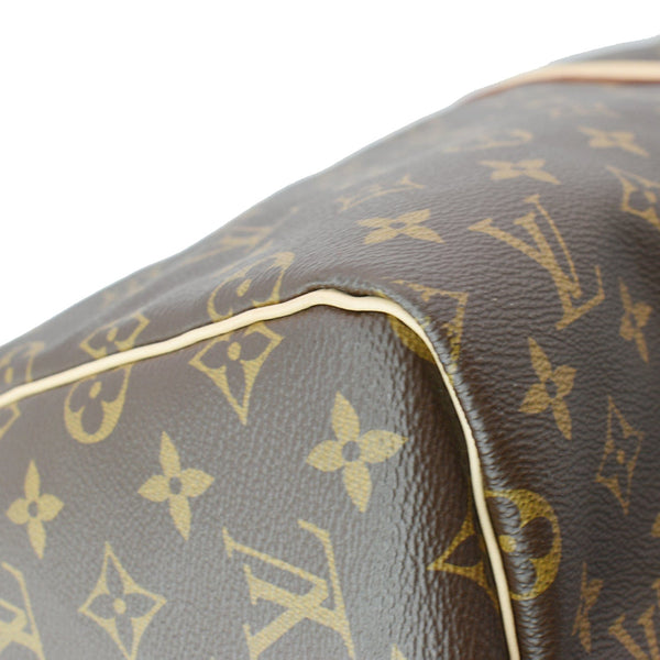 LOUIS VUITTON Keepall 55 Monogram Canvas Travel Bag Brown