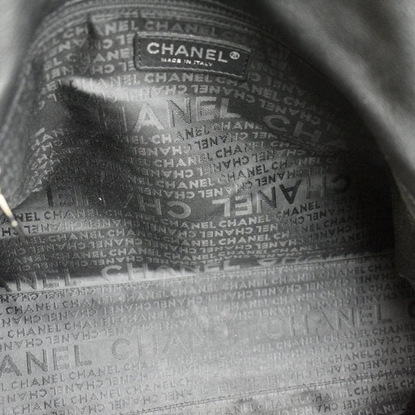 Chanel Double Foldover Twist Closure Smooth Lambskin Bag