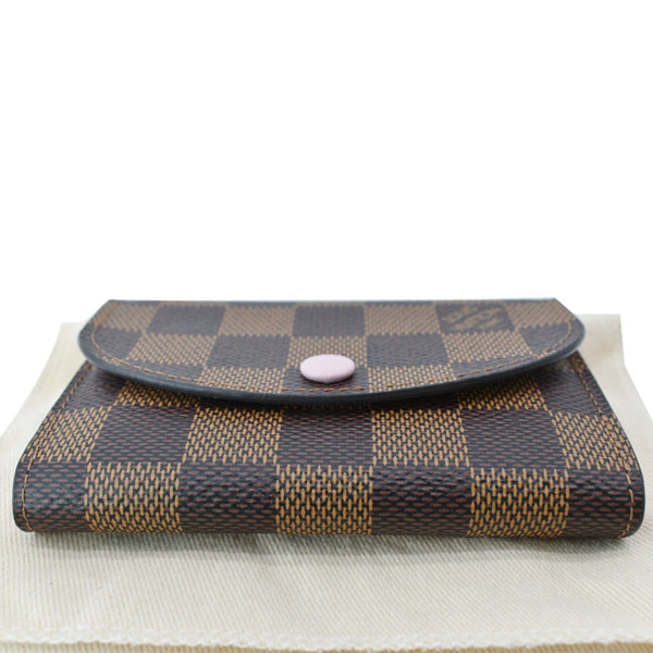 LOUIS VUITTON Rosalie Monogram Canvas Coin Wallet Rose Ballerine