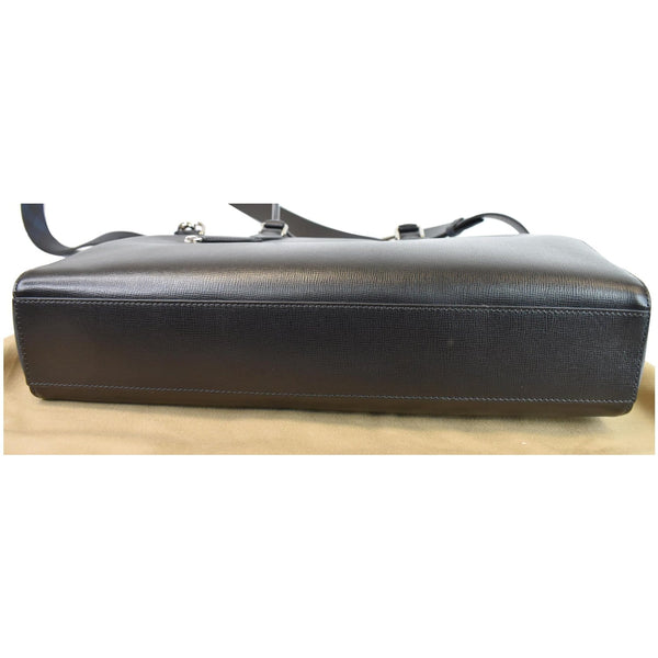 BURBERRY Large London Business Briefcase Messenger Bag Black