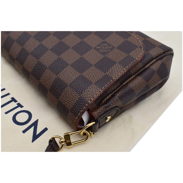 LOUIS VUITTON Favorite MM Damier Ebene Crossbody Bag Brown
