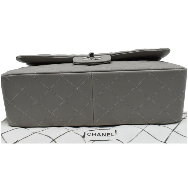Chanel Classic Jumbo Double Flap Lambskin Leather Bag