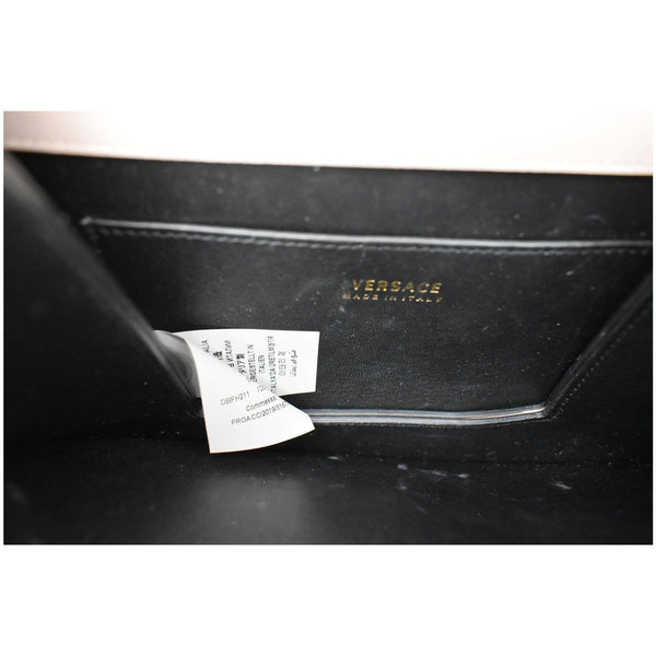 VERSACE Virtus Small Leather Shoulder Bag Light Pink