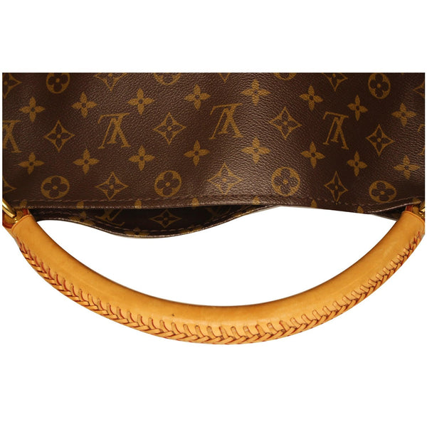 LOUIS VUITTON Artsy MM Monogram Canvas Shoulder Bag Brown