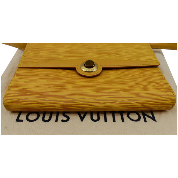 LOUIS VUITTON Arche Pochette Epi Leather Shoulder Bag Yellow