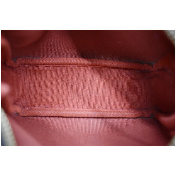 LOUIS VUITTON Trousse Damier Ebene Makeup Pochette Clutch Bag Brown