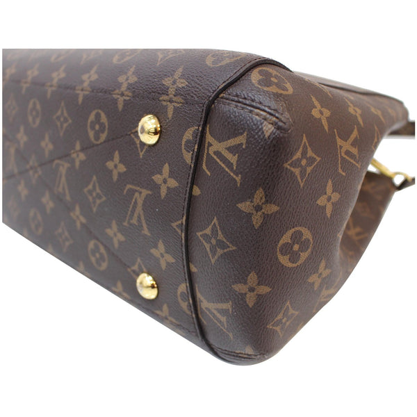 LOUIS VUITTON Montaigne GM Monogram Canvas Shoulder Bag Brown